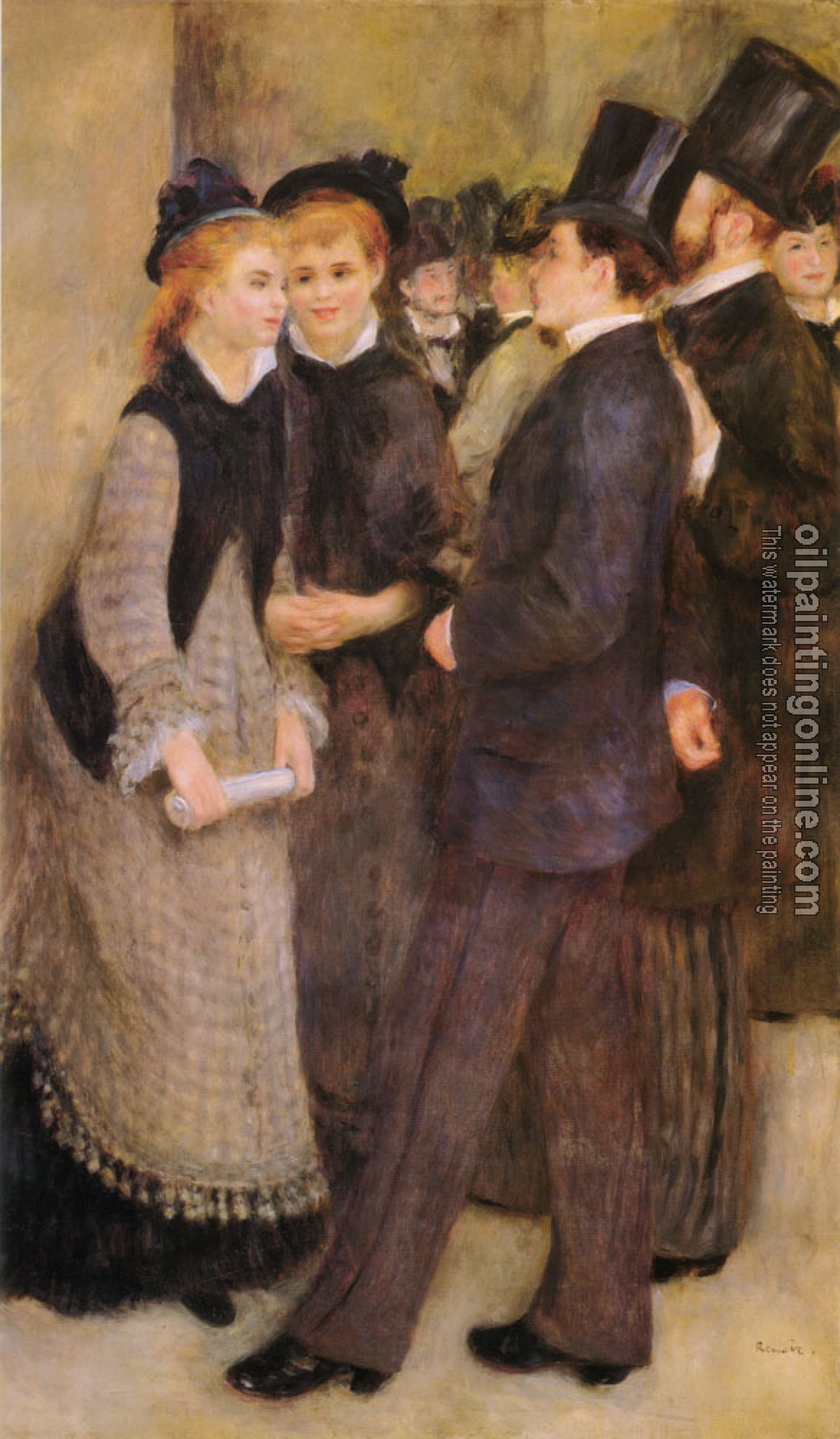 Renoir, Pierre Auguste - Leaving The Conservatoire